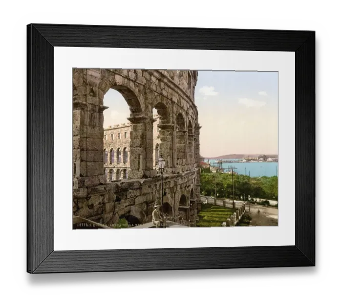 Framed Print : The arena of Pola, now Pula, Istria Framed Print : The arena of Pola, now Pula, Istria