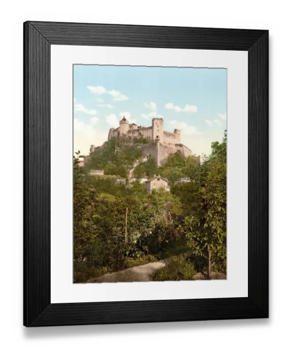 Framed Print : The castle Hohensalzburg of Salzburg