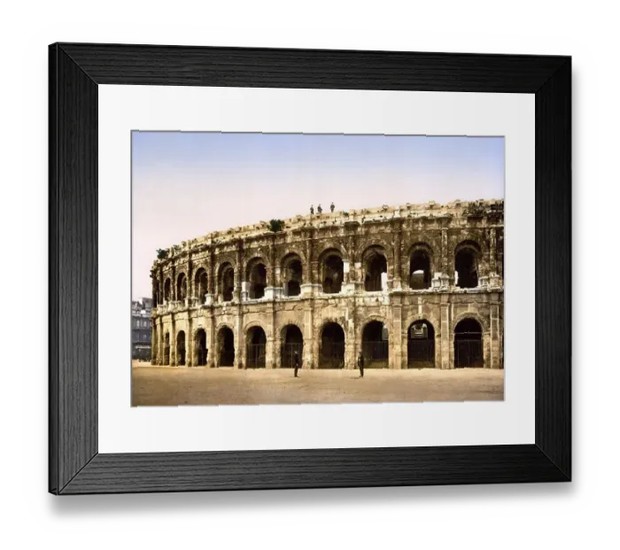 Framed Print : Arenes de Nimes is a Roman amphitheatre Framed Print : Arenes de Nimes is a Roman amphitheatre