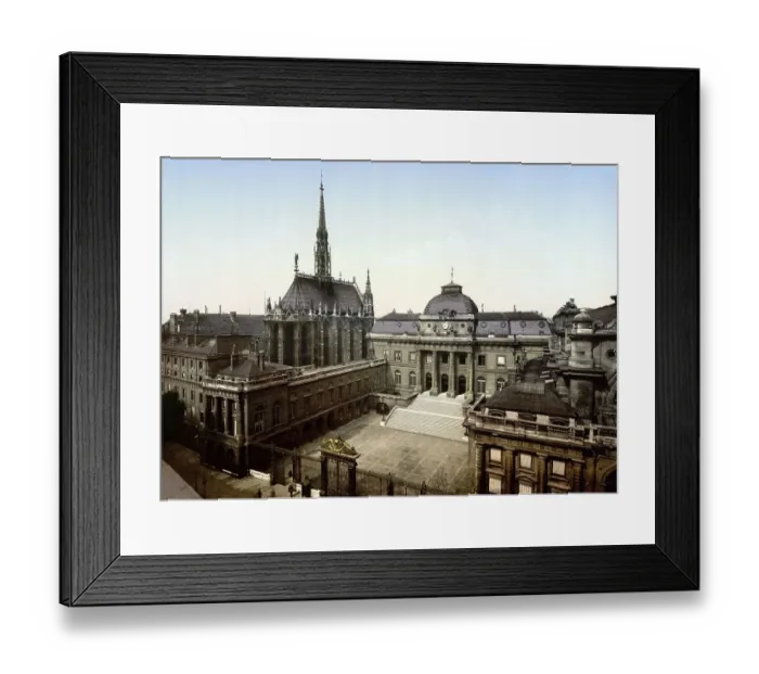Framed Print : Palais de Justice and Holy Chapel Framed Print : Palais de Justice and Holy Chapel