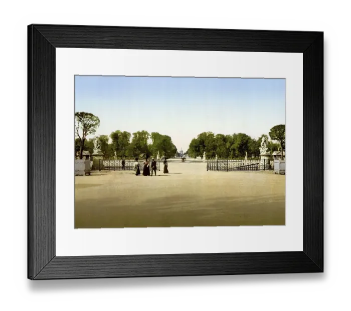 Framed Print : The Tuileries and the Champs Elysees Framed Print : The Tuileries and the Champs Elysees