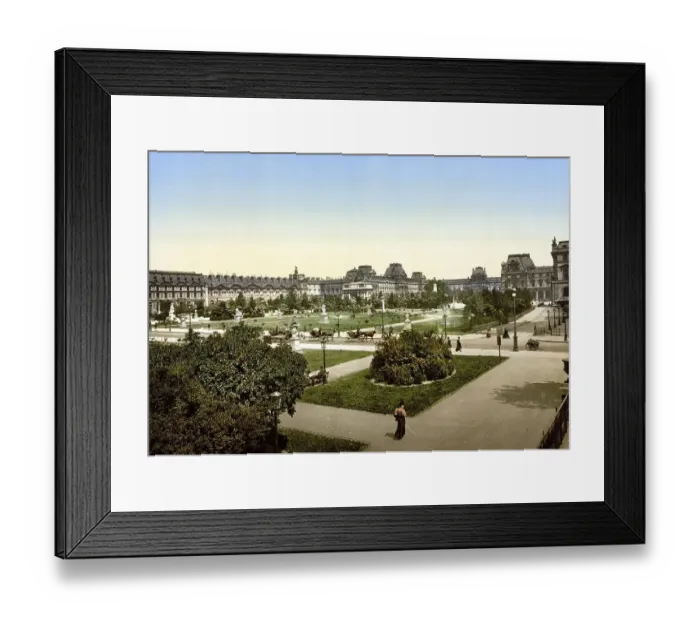 Framed Print : The Louvre, Paris, France, Historical