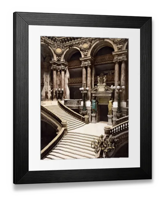 Framed Print : The Opera House, Opera National de Paris Framed Print : The Opera House, Opera National de Paris