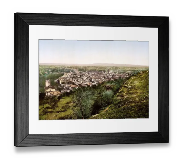 Framed Print : General view, Orange, Provence