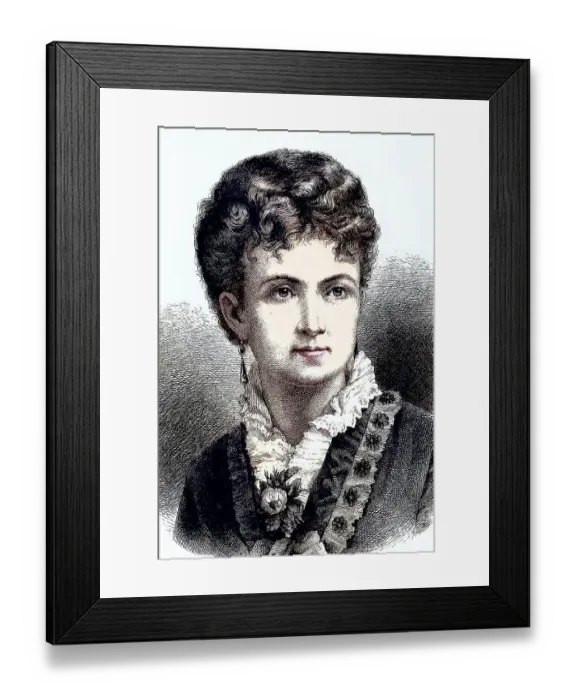 Framed Print : Ann Eliza Young, also known as Ann Eliza Webb Dee Young Denning Framed Print : Ann Eliza Young, also known as Ann Eliza Webb Dee Young Denning