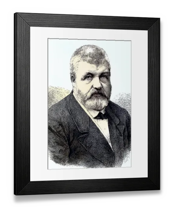 Framed Print : Michael Etienne, also Michael Ettinger