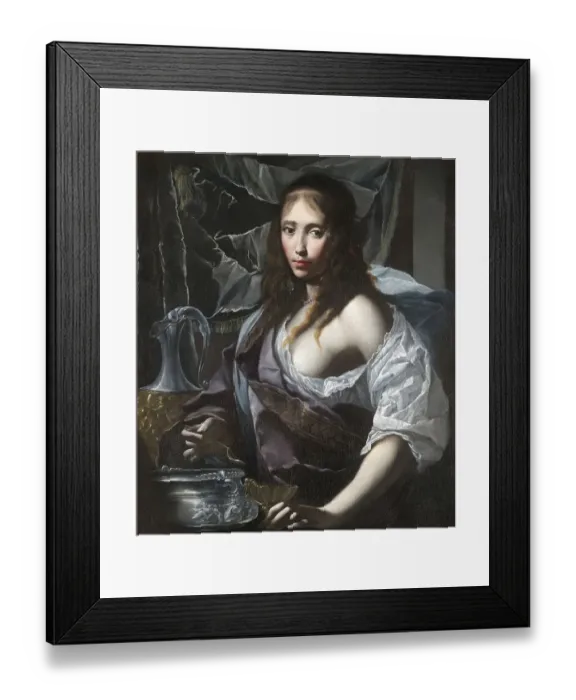 Framed Print : Artemisia prepares to drink the ashes of her man Mausolus Framed Print : Artemisia prepares to drink the ashes of her man Mausolus