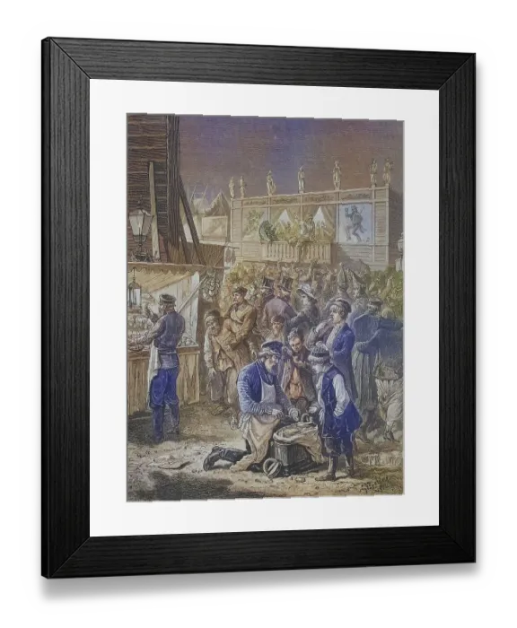 Framed Print : Easter festival on the Field of Mars in St