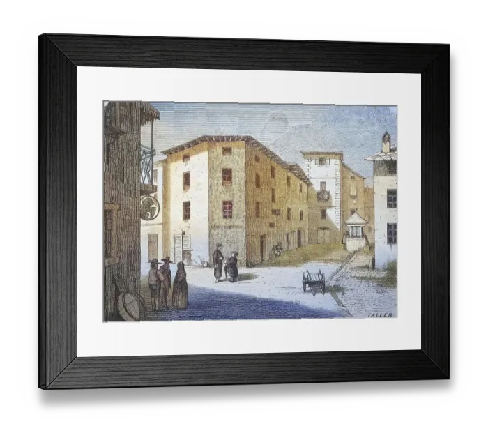 Framed Print : Residence of Giacomo Robustelli Framed Print : Residence of Giacomo Robustelli