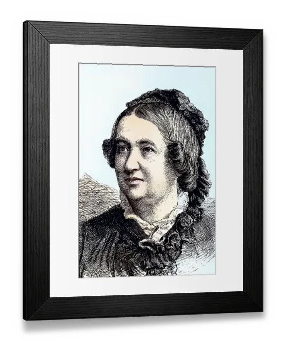 Framed Print : Henriette Goldschmidt, nee Henriette Benas Framed Print : Henriette Goldschmidt, nee Henriette Benas
