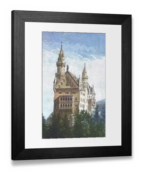 Framed Print : Neuschwanstein Castle, Bavaria