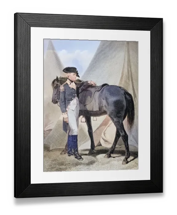 Framed Print : Anthony Wayne (born 1 January 1745 in Easttown Township)