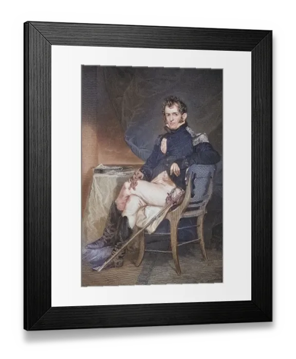 Framed Print : David Porter (born 1 February 1780 in Boston) Framed Print : David Porter (born 1 February 1780 in Boston)