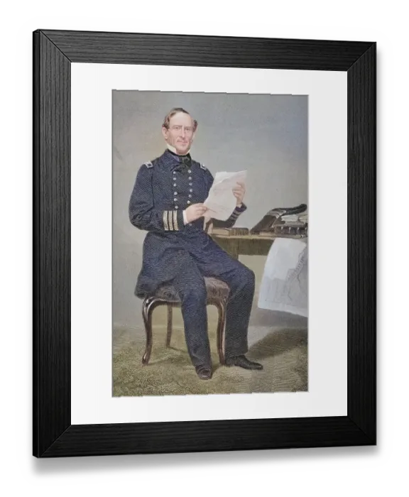 Framed Print : David Glasgow Farragut (born 5 July 1801 in Knoxville) Framed Print : David Glasgow Farragut (born 5 July 1801 in Knoxville)