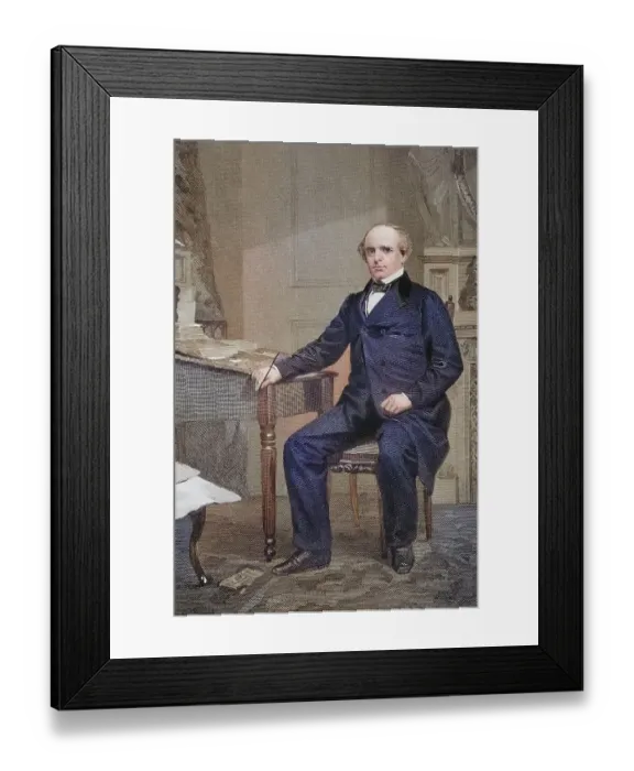 Framed Print : Salmon Portland Chase (born 13 January 1808 in Cornish) Framed Print : Salmon Portland Chase (born 13 January 1808 in Cornish)