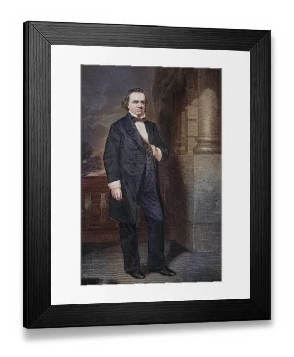 Framed Print : Stephen Arnold Douglas (born 23 April 1813 in Brandon)