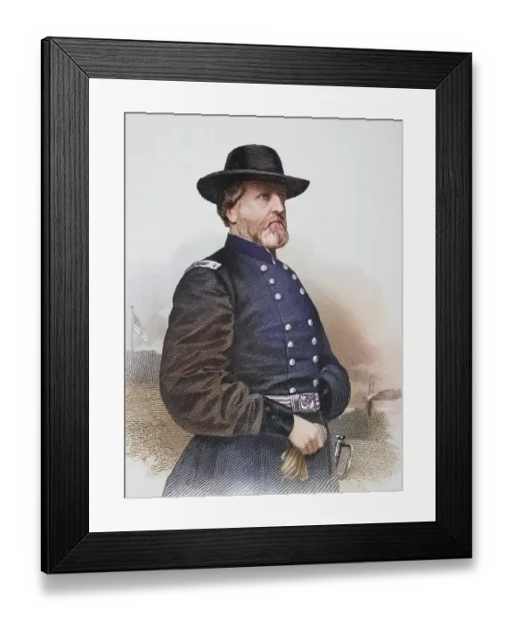 Framed Print : George Henry Thomas (born 31 July 1816 in Newsoms) Framed Print : George Henry Thomas (born 31 July 1816 in Newsoms)