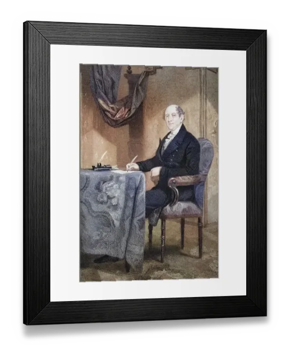 Framed Print : Rufus King (born 24 March 1755 in Scarborough)