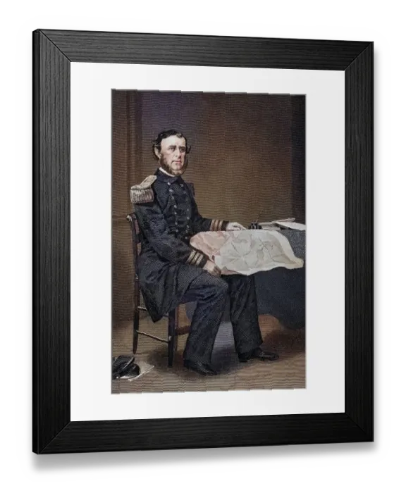 Framed Print : Samuel Francis Du Pont (born 27 September 1803)