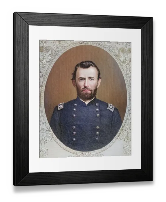 Framed Print : Ulysses S. Grant (born 27 April 1822 in Point Pleasant)