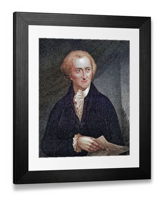 Framed Print : George Read, 1733 to 1798 Framed Print : George Read, 1733 to 1798
