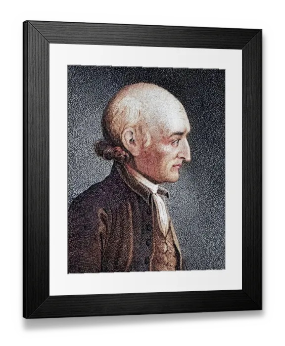 Framed Print : George Wythe, 1726 to 1806 Framed Print : George Wythe, 1726 to 1806