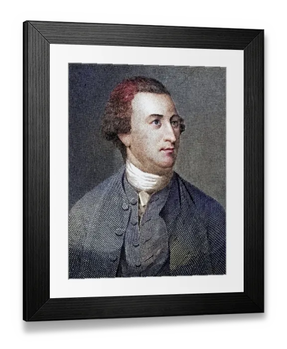 Framed Print : William Paca, 1740 to 1799 Framed Print : William Paca, 1740 to 1799