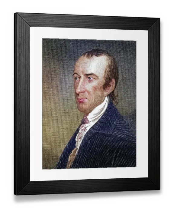 Framed Print : Thomas Stone, 1743 to 1787