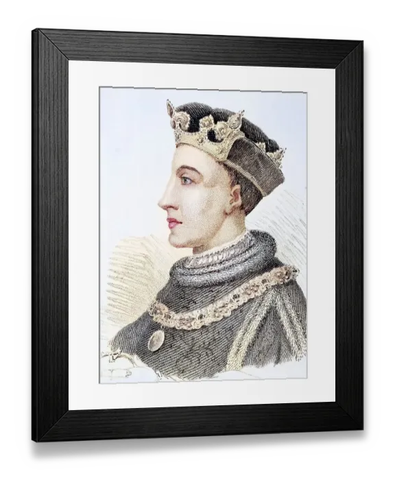 Framed Print : Henry V King of England, 1388-1422