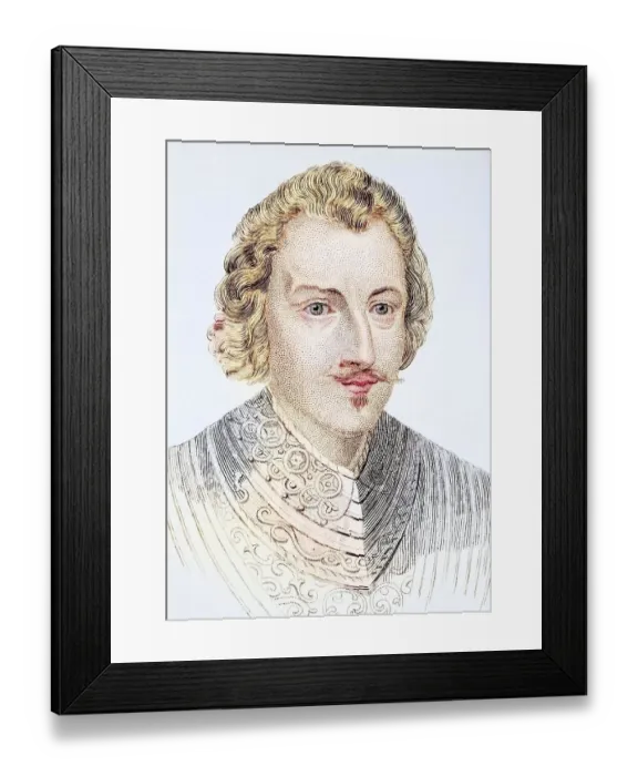 Framed Print : Sir Philip Sidney, 1554-1586, English poet