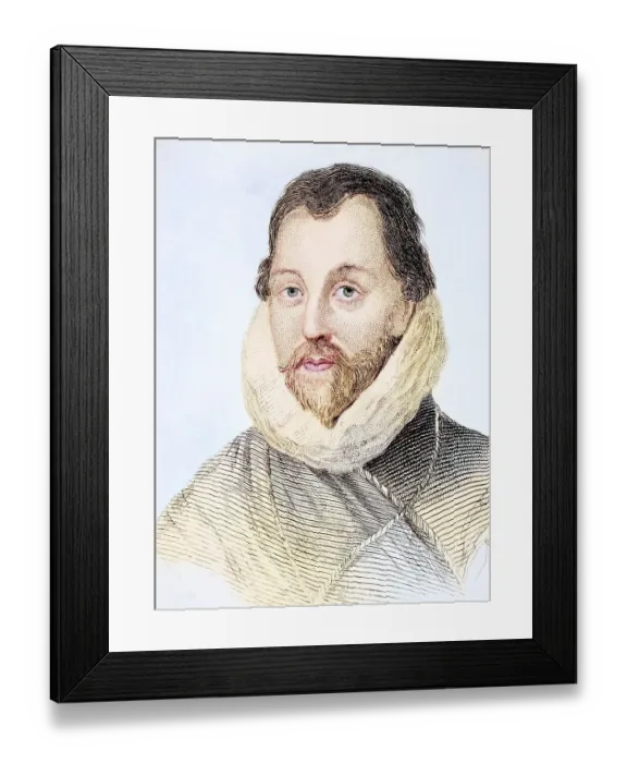 Framed Print : Sir Francis Drake, 1540 / 3, 1596 Framed Print : Sir Francis Drake, 1540 / 3, 1596