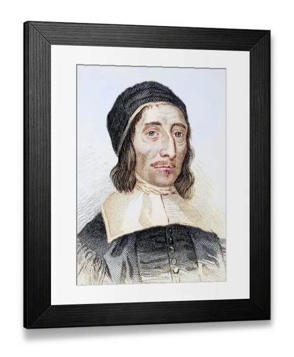 Framed Print : Richard Baxter, 1615 -1691, English Puritan church leader