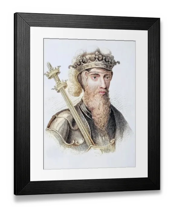 Framed Print : Edward III, 1312-1377, King of England Framed Print : Edward III, 1312-1377, King of England