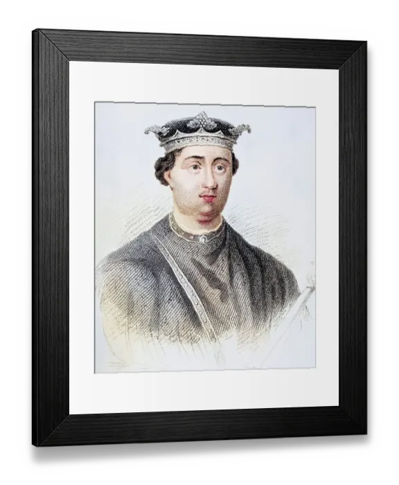 Framed Print : Henry II, 1133-1189, King of England