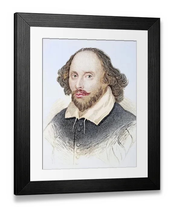 Framed Print : William Shakespeare, 1564-1616 Framed Print : William Shakespeare, 1564-1616