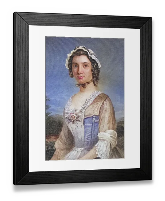Framed Print : Mary Philipse, 1730, 1825, First Love of George Washington Framed Print : Mary Philipse, 1730, 1825, First Love of George Washington
