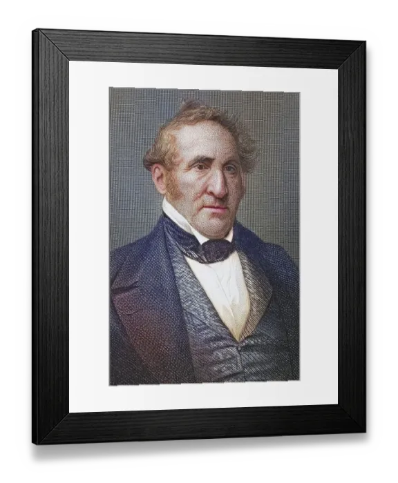 Framed Print : Thomas Hart Benton, 1782, 1858 Framed Print : Thomas Hart Benton, 1782, 1858