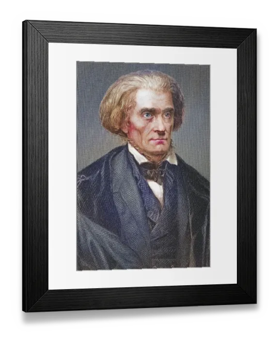 Framed Print : John Caldwell Calhoun, 1782, 1850 Framed Print : John Caldwell Calhoun, 1782, 1850