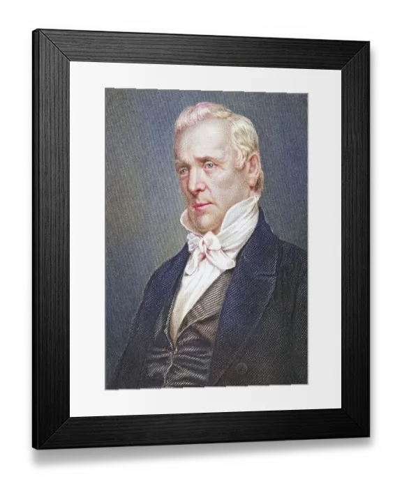 Framed Print : James Buchanan, 1791 to 1868, 15th President of the United States