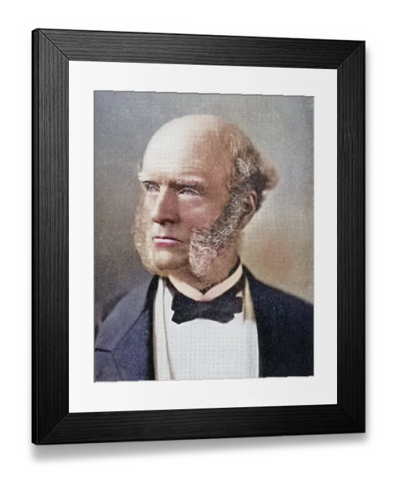 Framed Print : Thomas Hughes, 1822-1896, English judge and man of letters
