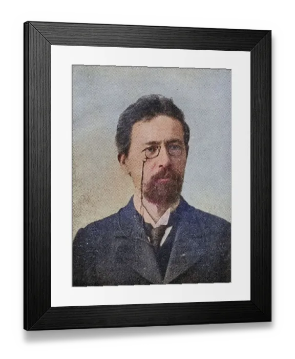 Framed Print : Anton Pavlovich Chekhov, 1860-1904