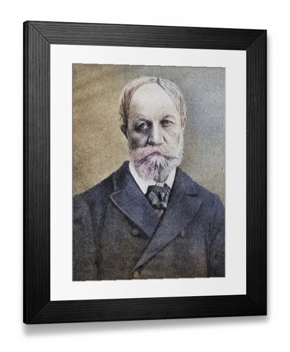 Framed Print : Maurus Jokai, 1825-1904, Hungarian writer Framed Print : Maurus Jokai, 1825-1904, Hungarian writer
