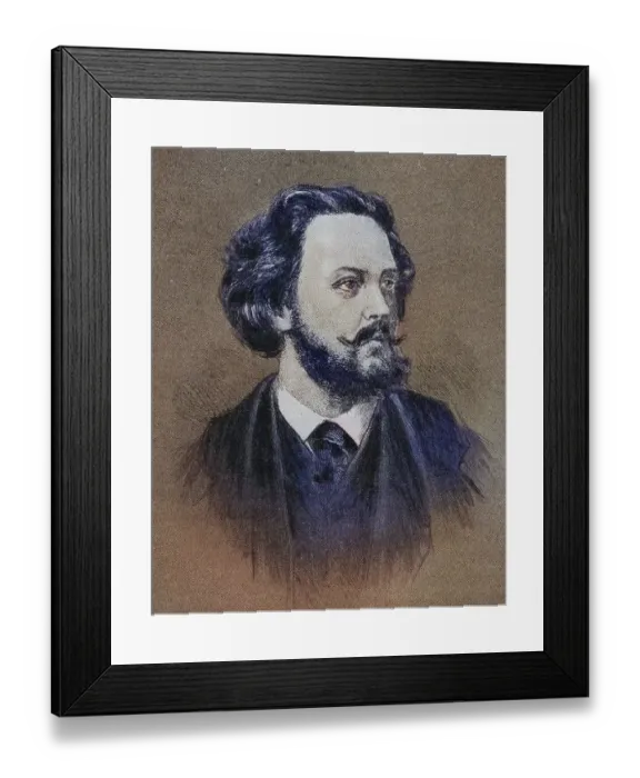 Framed Print : Paul Von Heyse, 1830-1914, German writer