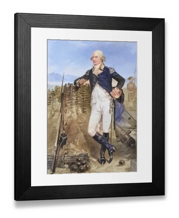 Framed Print : George Clinton 1739-1812, Revolutionary War Hero and Fourth Vice President of the United States Framed Print : George Clinton 1739-1812, Revolutionary War Hero and Fourth Vice President of the United States