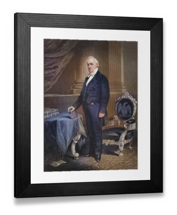 Framed Print : James Buchanan 1791 to 1868, 15th President of the United States 1857 to 1861 Framed Print : James Buchanan 1791 to 1868, 15th President of the United States 1857 to 1861