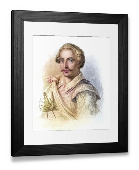 Framed Print : Thomas Cavendish (1560-1592) English circumnavigator