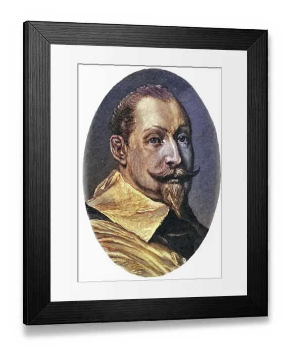 Framed Print : Gustavus Adolphus (1594-1632) King of Sweden from 1611