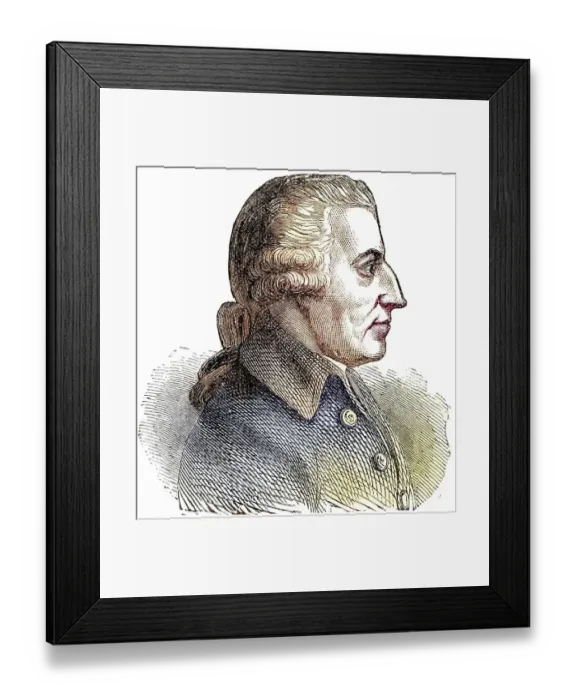 Framed Print : John Howard (1726-1790) English prison reformer