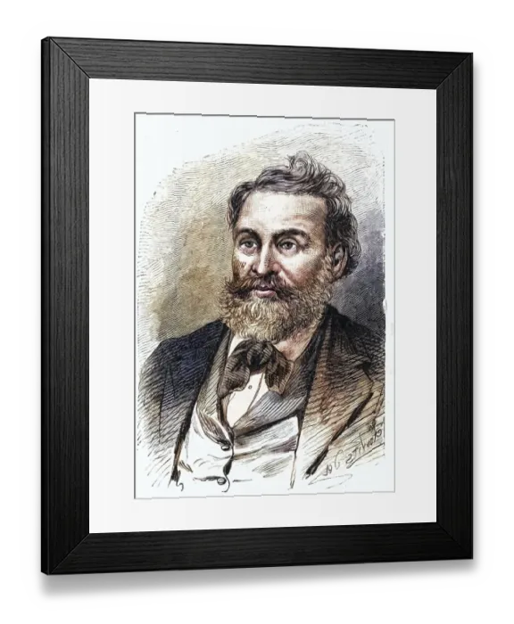 Framed Print : Louis Favre (d. 1879) Framed Print : Louis Favre (d. 1879)
