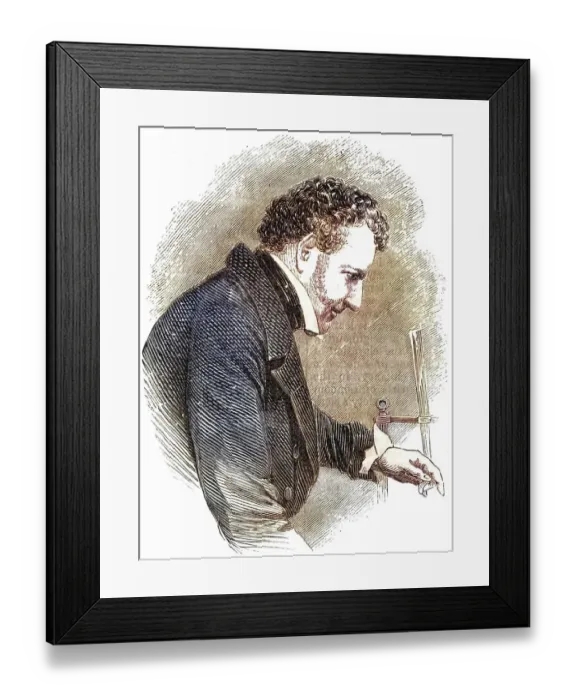 Framed Print : John Frederic Daniell (1790-1845) English chemist Framed Print : John Frederic Daniell (1790-1845) English chemist